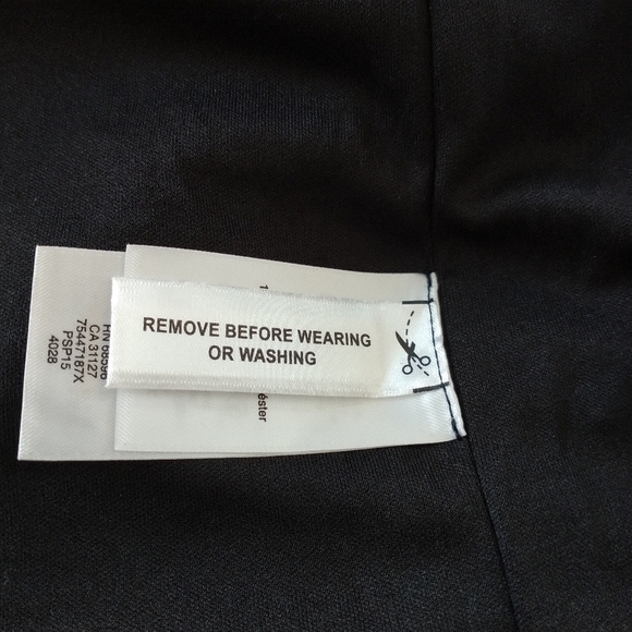 DKNY Black Lace Sheath Dress Back Zipper Detail M - Picture 10 of 12